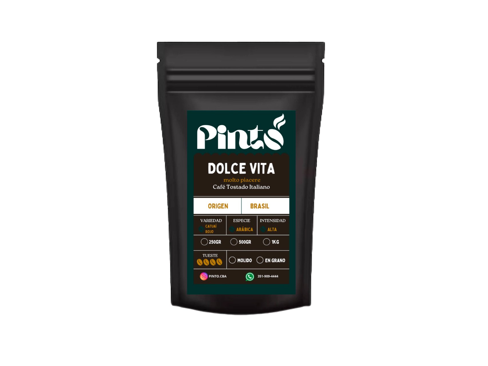 Cafe tostado Dolce Vita - Pintó