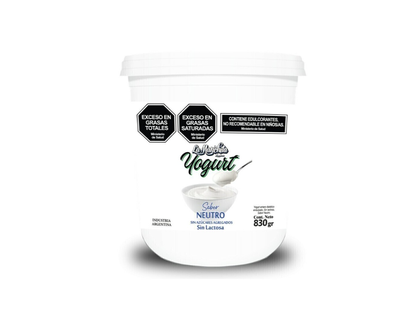 Yogurt La Manchita Neutro 830 gr