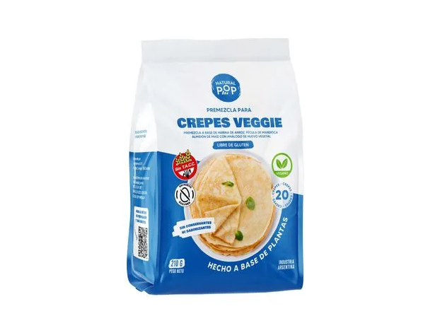 Premezcla para crepes veganos Natural Pop