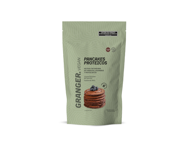 Pancakes Veganos Proteicos Chocolate Granger
