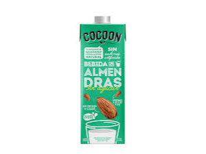Leche de almendras sin azucar cocoon
