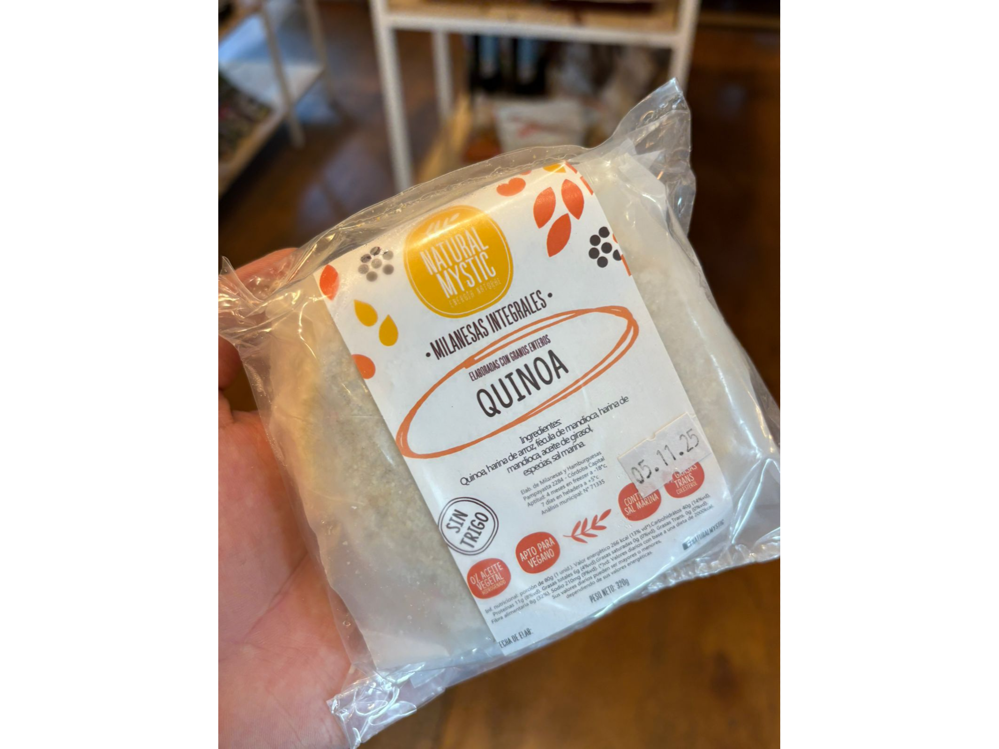 Milanesas  integrales de quinoa - MYSTIC