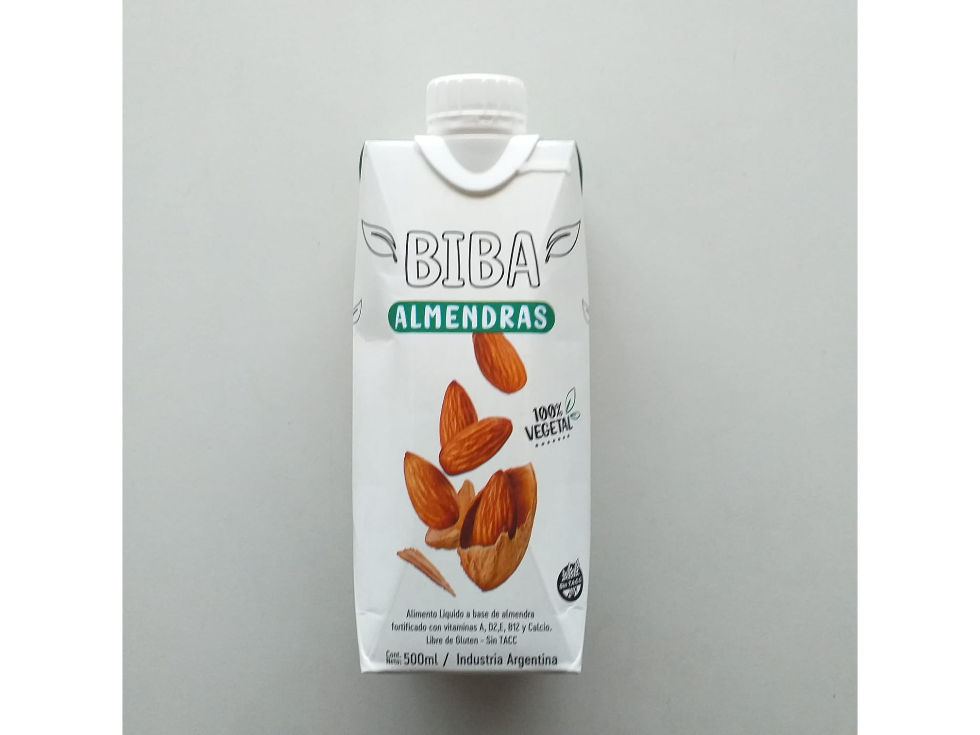 Leche de almendras BIBA 500ml