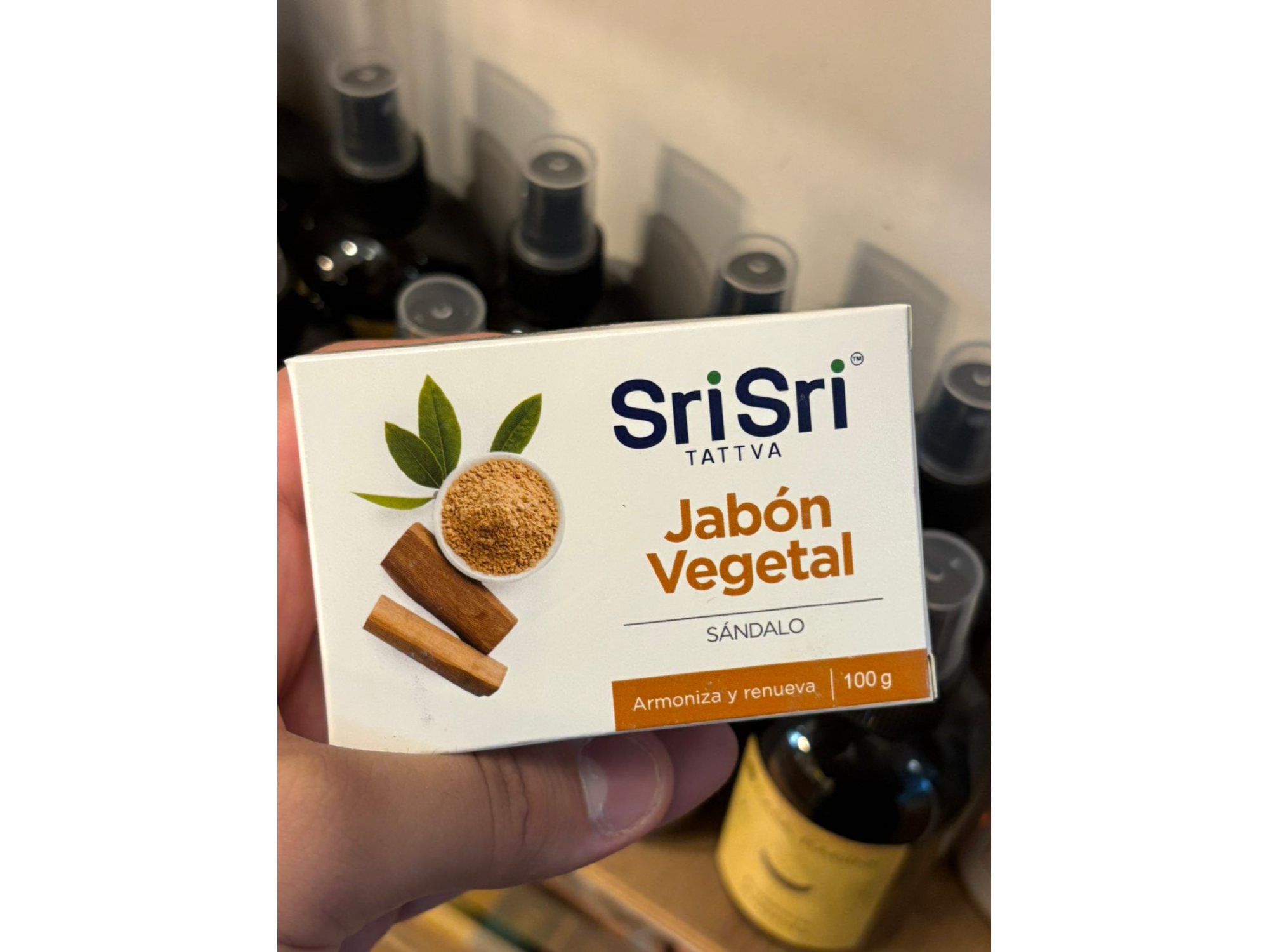 Jabon vegetal sandalo - Sri Sri