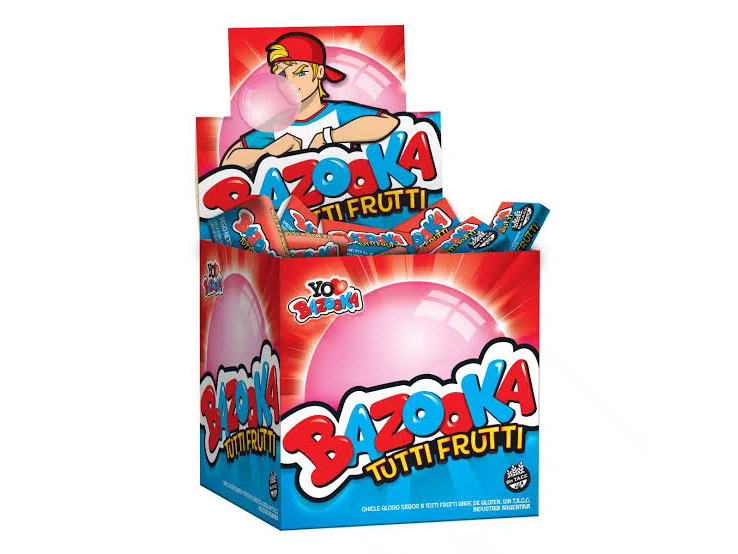 CHICLE BAZOOKA TUTTI FRUTTI 80 UN
