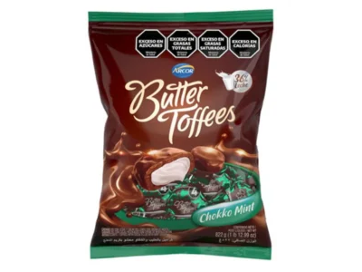 CARAMELO   BUTTER TOFFES BLACK MINT