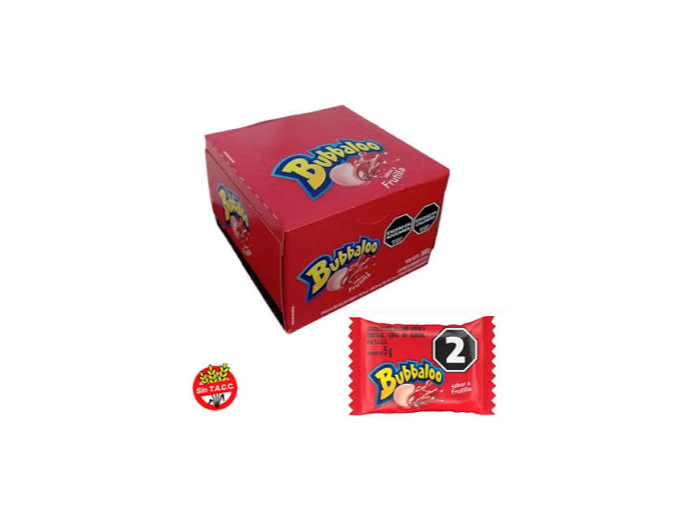 CHICLE BUBBALOO FRUTILLA 60UN
