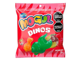 GOMA MOGUL DINO 30 GRS X 12 UN (CAJA)