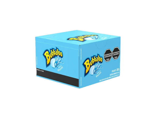 CHICLE BUBBALOO MENTA 60UN