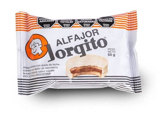 ALFAJOR JORGITO CHOCOLATE BLANCO