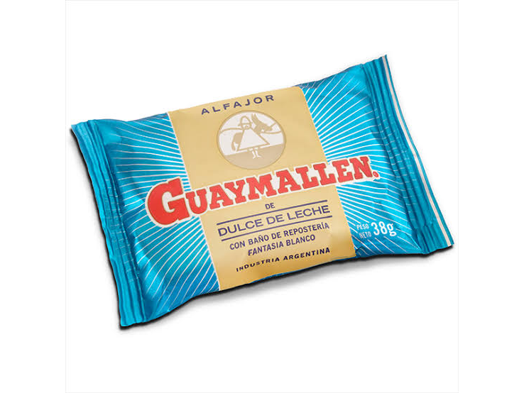 ALFAJOR GUAYMALLEN SIMPLE BLANCO  38G