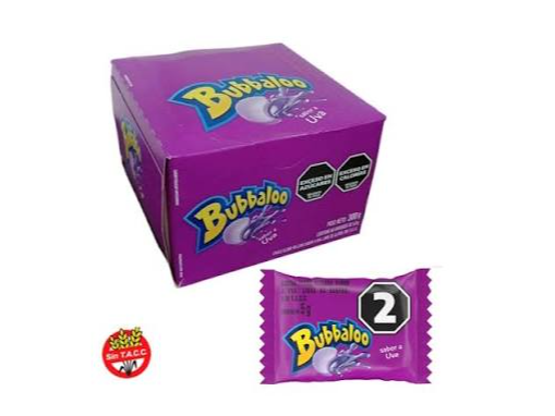 CHICLE BUBBALOO UVA 60UN