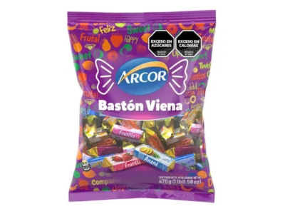 CARAMELO   BASTON VIENA 470 GRS