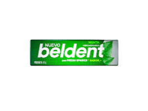 CHICLE   BELDENT MENTA X 20 UN (CAJA)
