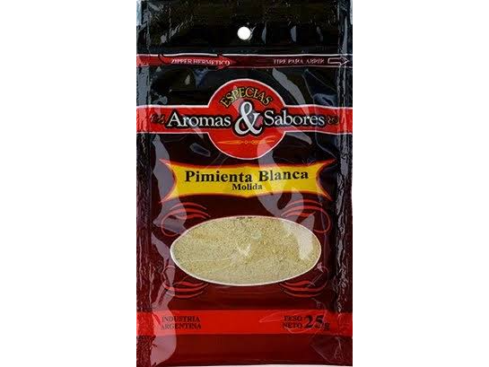 PIMIENTA BLANCA AYS 25 GRS