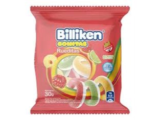 GOMA BILLIKEN RUEDITAS 30 GR  X 12 UN (CAJA)