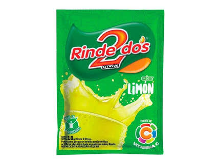 JUGO RINDE 2 LIMONADA 15 GRS X 10 UNIDADES (CAJA)
