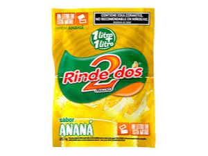 JUGO RINDE 2 ANANA 15 GRS X 10 UNIDADES (CAJA)