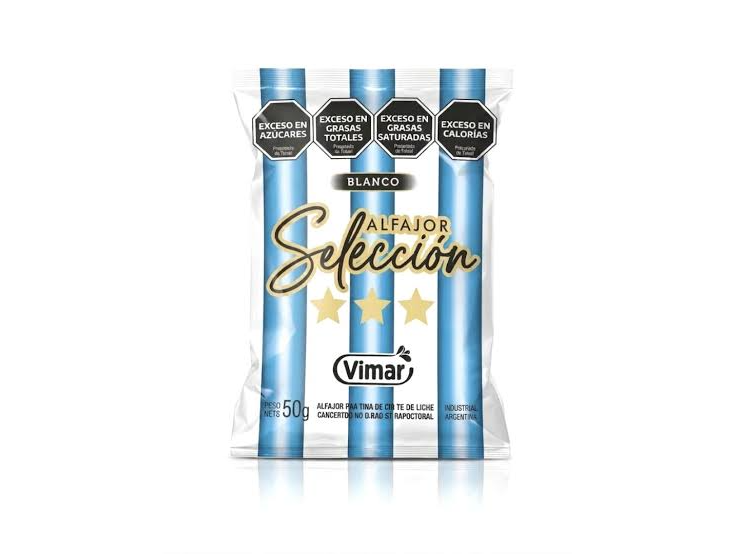ALFAJOR VIMAR SELECCION BLANCO 50 GRS