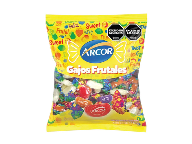 CARAMELO   GAJOS FRUTALES 485 GRS