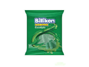 GOMA BILLIKEN EUCALIPTO 30 GR  X 12 UN (CAJA)