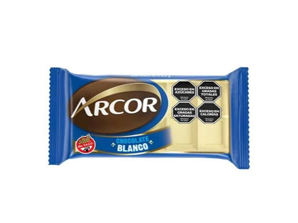 CHOCOLATE   CELOFAN BLANCO 25GRS
