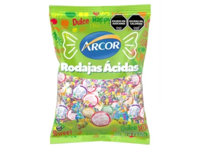 CARAMELO   RODAJAS ACIDAS 930 GRS
