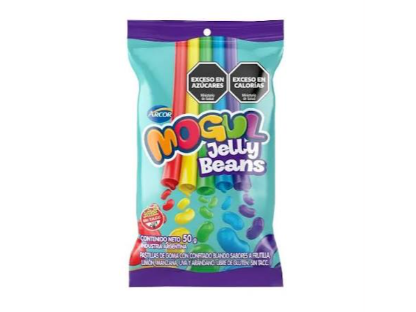 GOMA MOGUL JELLY BEANS 50 GRS X 10 UN (CAJA)
