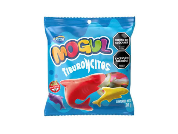 GOMA MOGUL TIBURONCITOS 30 GRS  X 12 UN (CAJA)