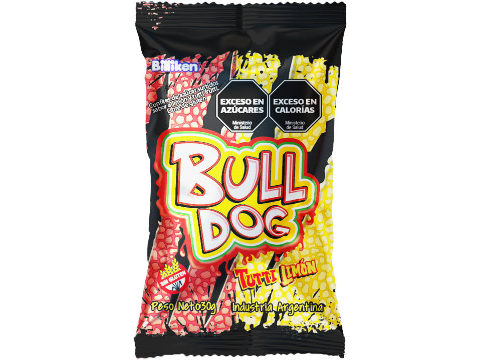 PASTILLA BULL DOG TUTTI/LIMON X 12 UN (CAJA)