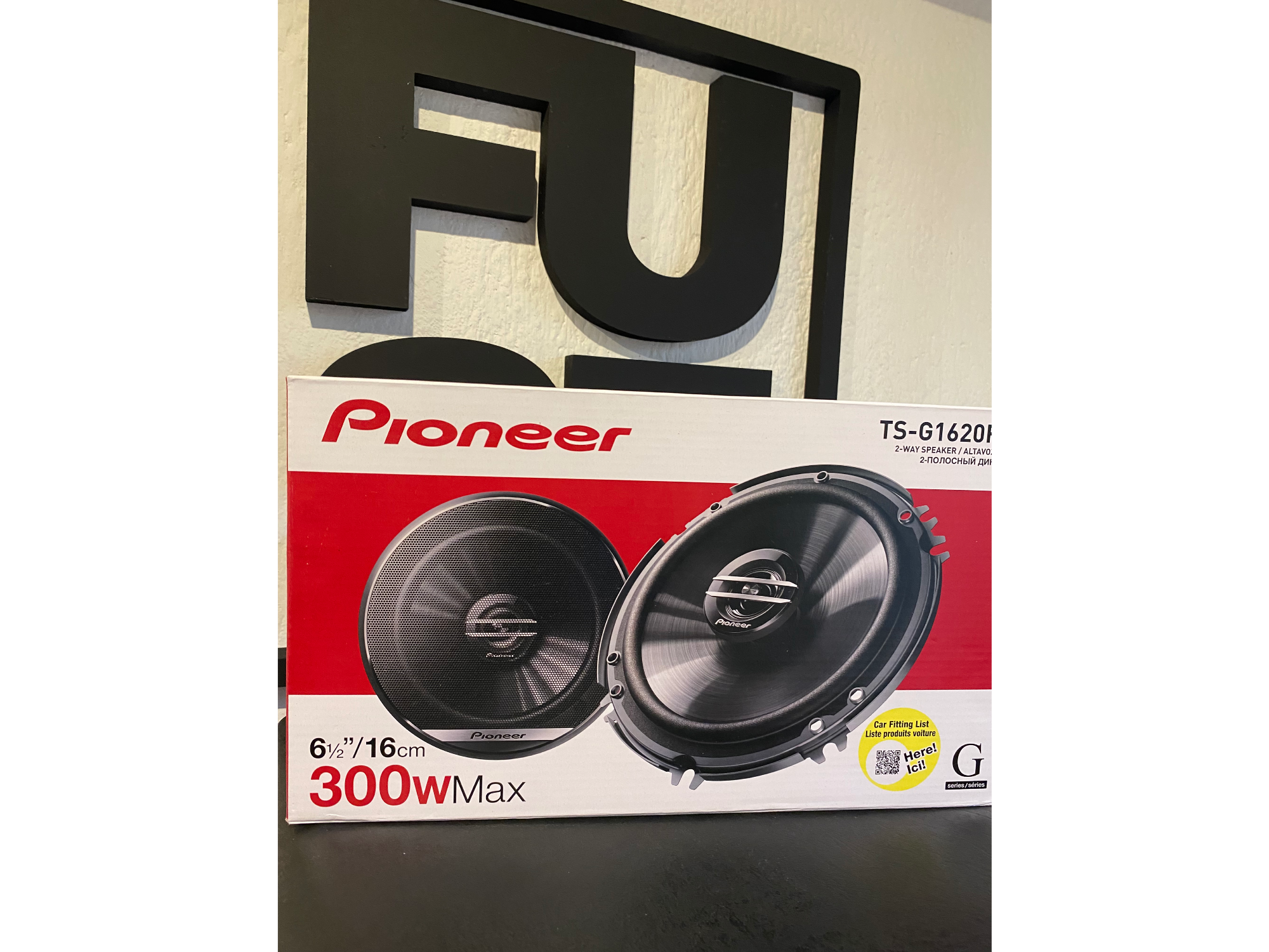 PIONEER 6,5" TS-G1620F-2 PARLANTES 300W 40RMS 2V