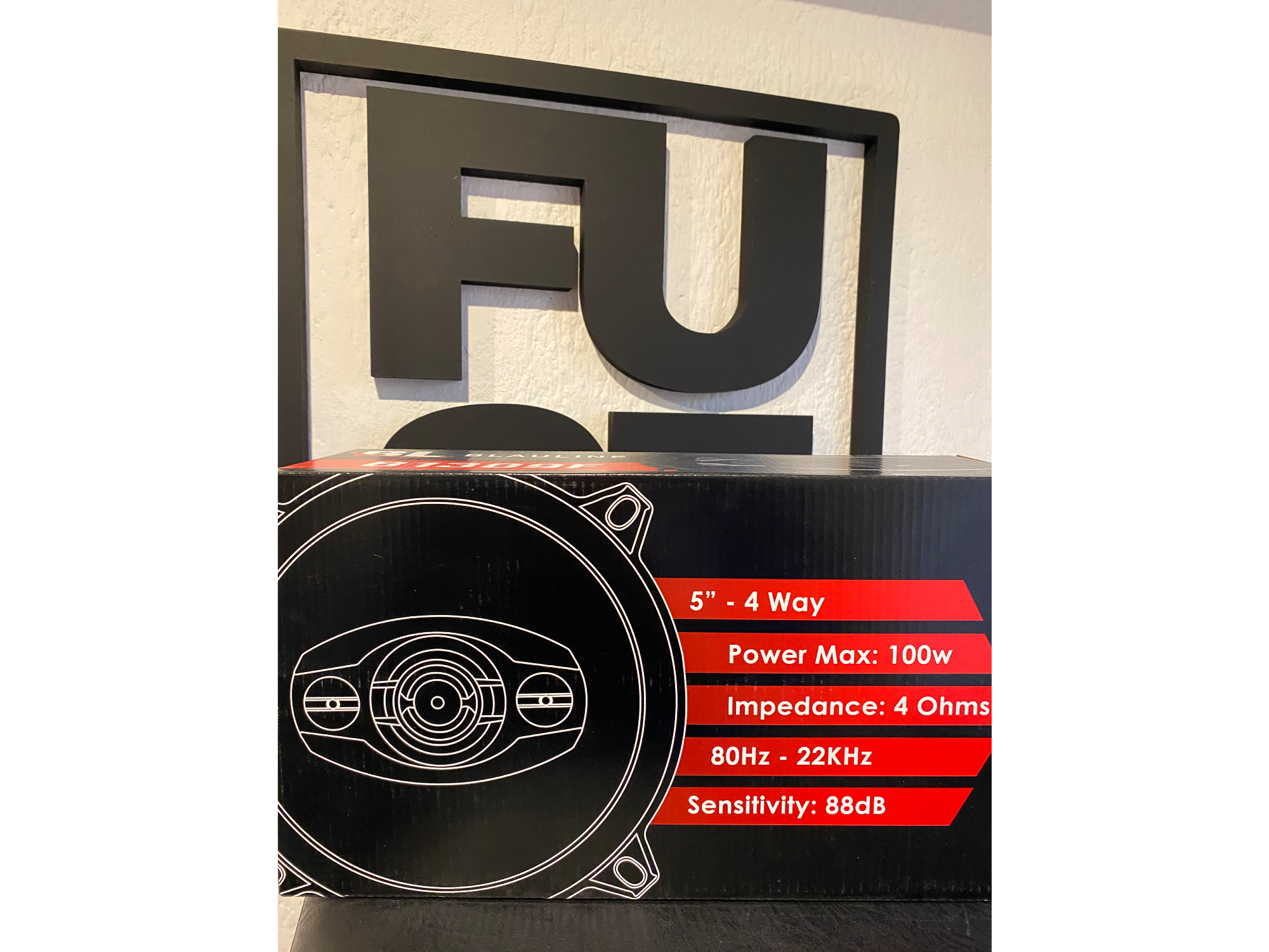 BLAULINE 5" B1309F PARLANTE CUATRIAXIAL - 100w - 4