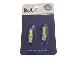 LED SEÑALIZACION – T10 – W5W LED COB MINI SILICONADO AMBARSILICA