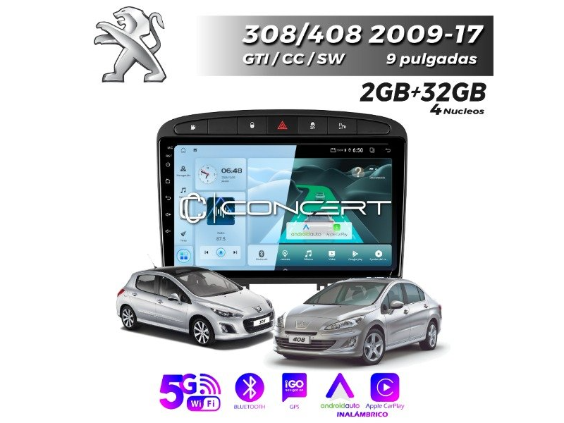 PEUGEOT 308/408 2009-17