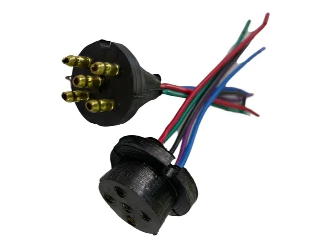 Ficha vulcanizada 5 vias