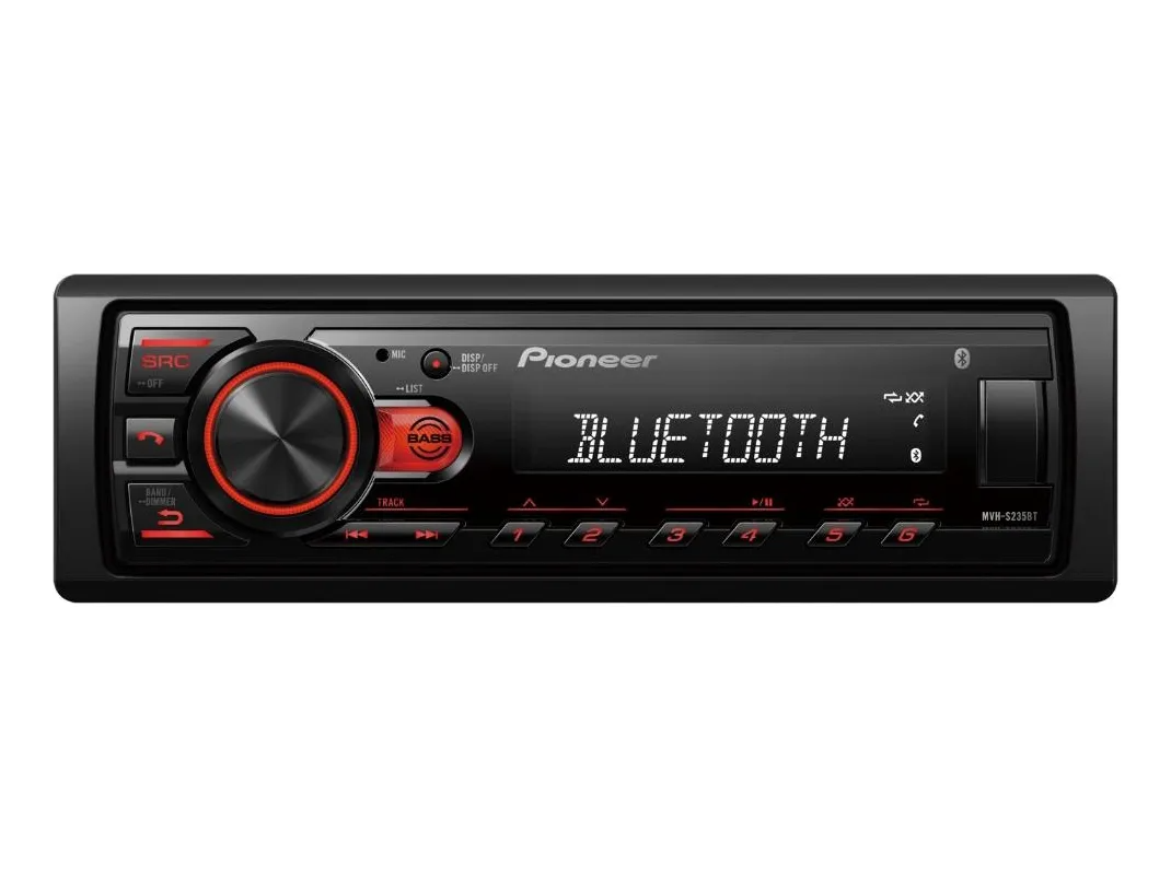 Pioneer MVH-S235BT 1DIN Bluetooth 50Wx4