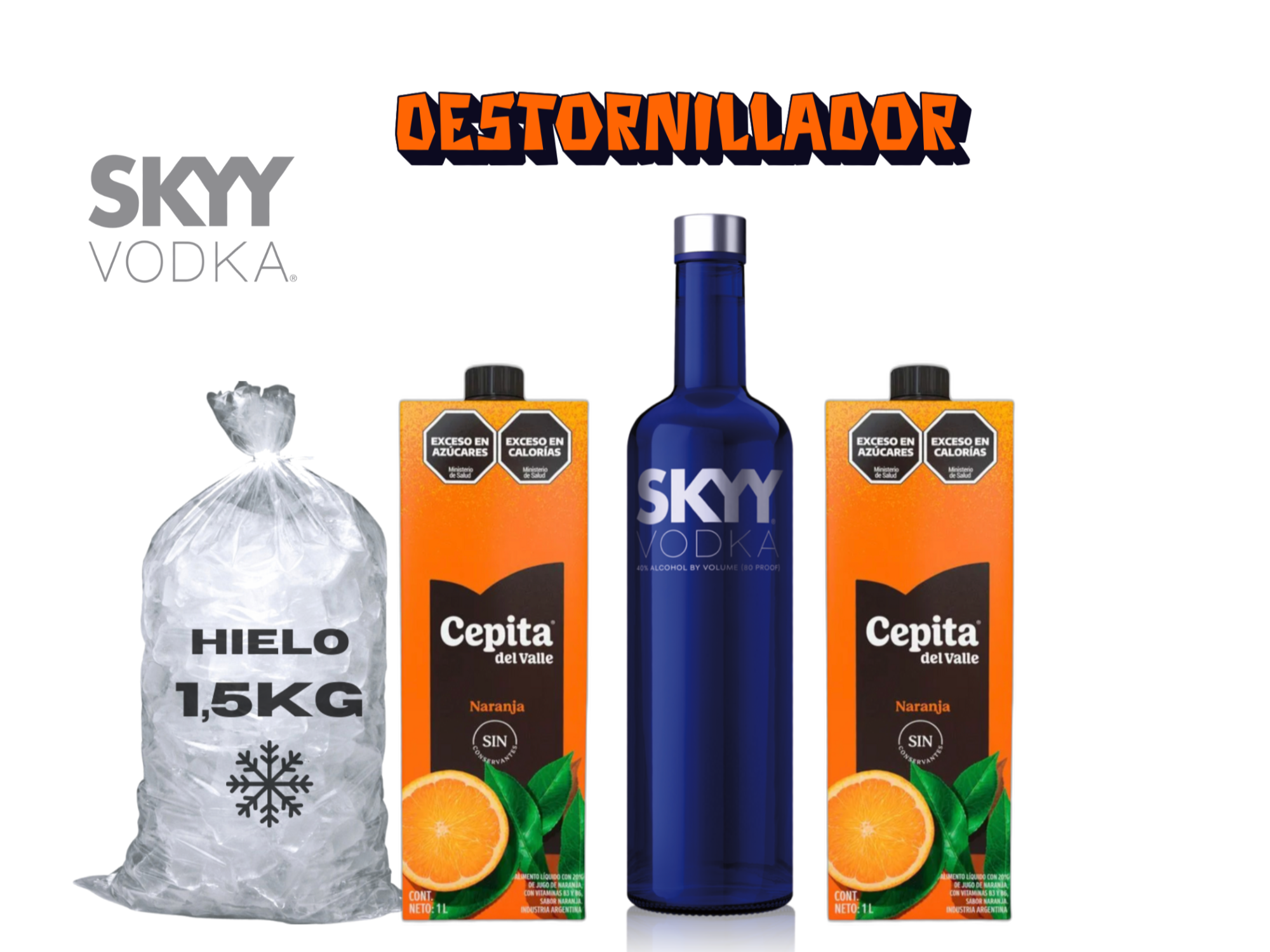 COMBO DESTORNILLADOR SKYY NEUTRO
