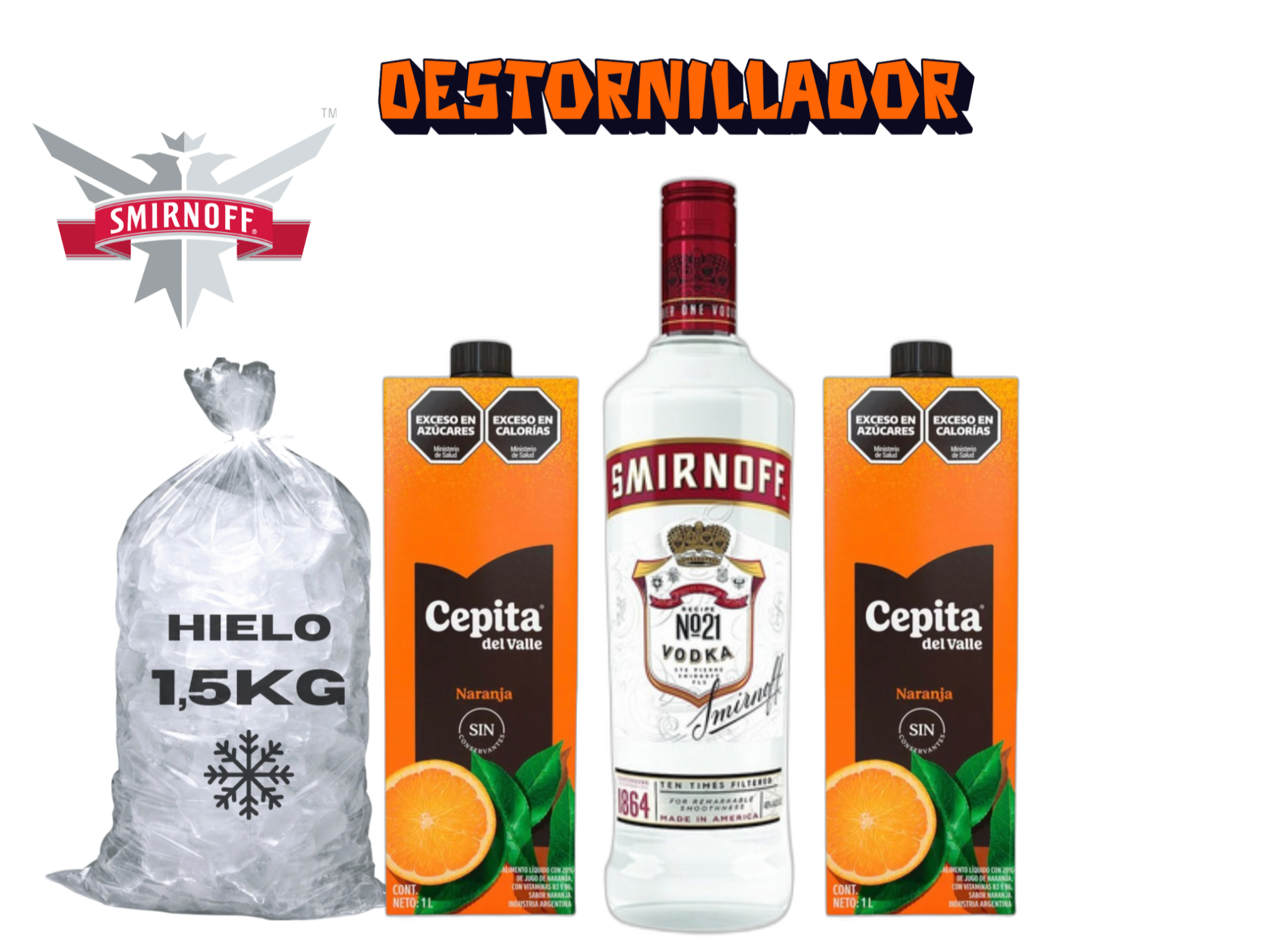 COMBO DESTORNILLADOR SMIRNOFF