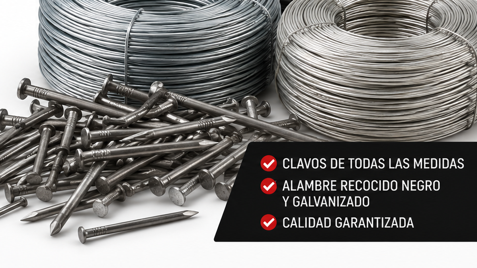 CLAVOS Y ALAMBRES