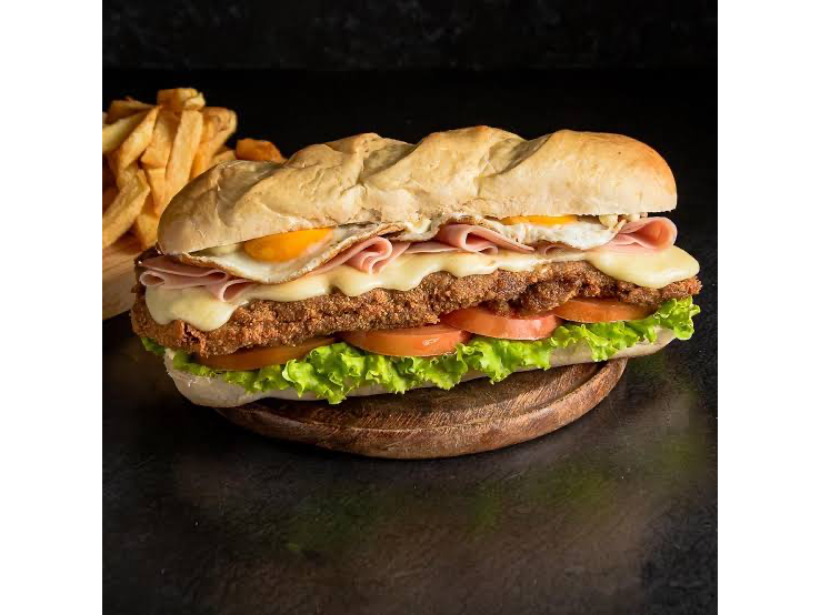 Milanesa de carne completa