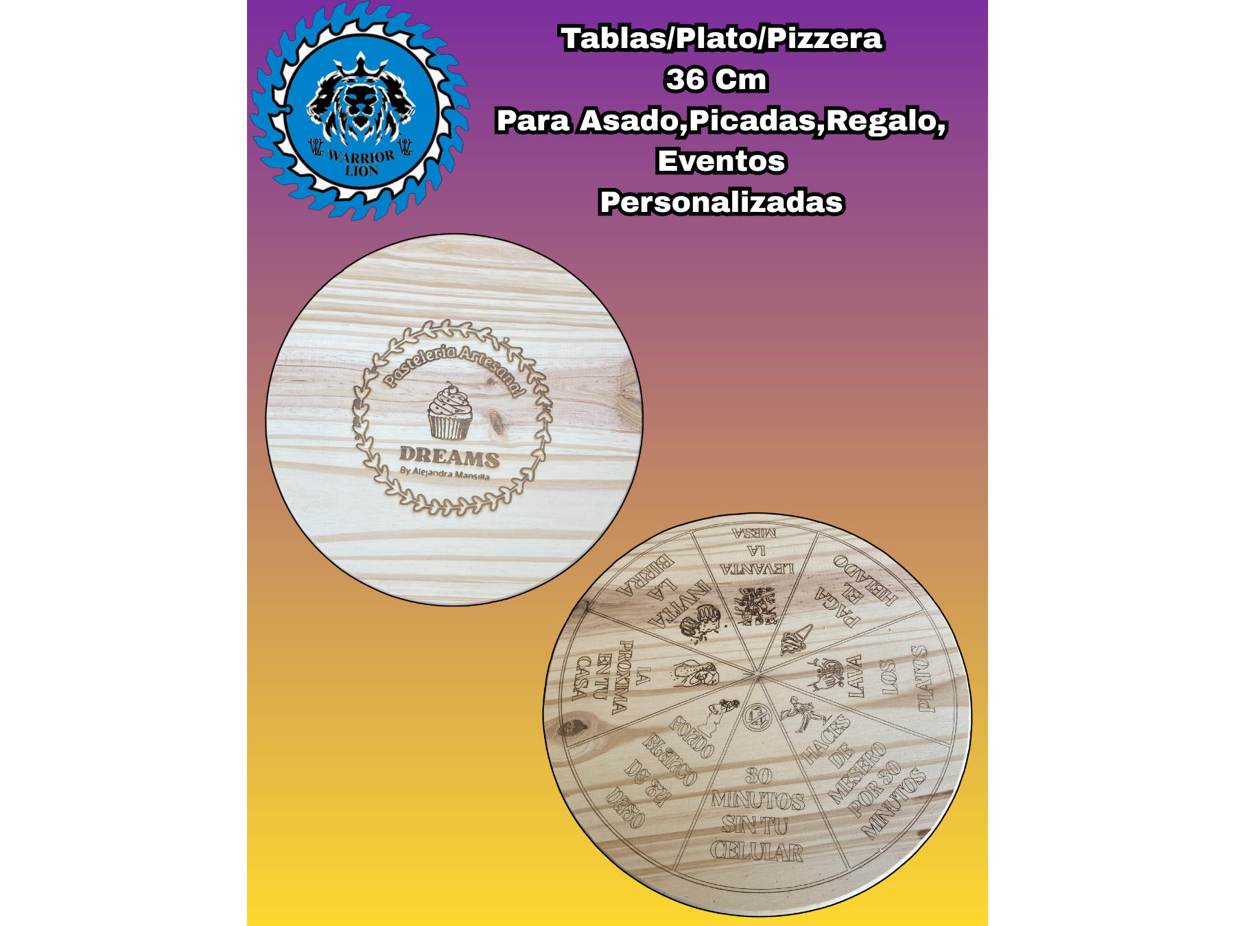 Pizzeras personalizadas