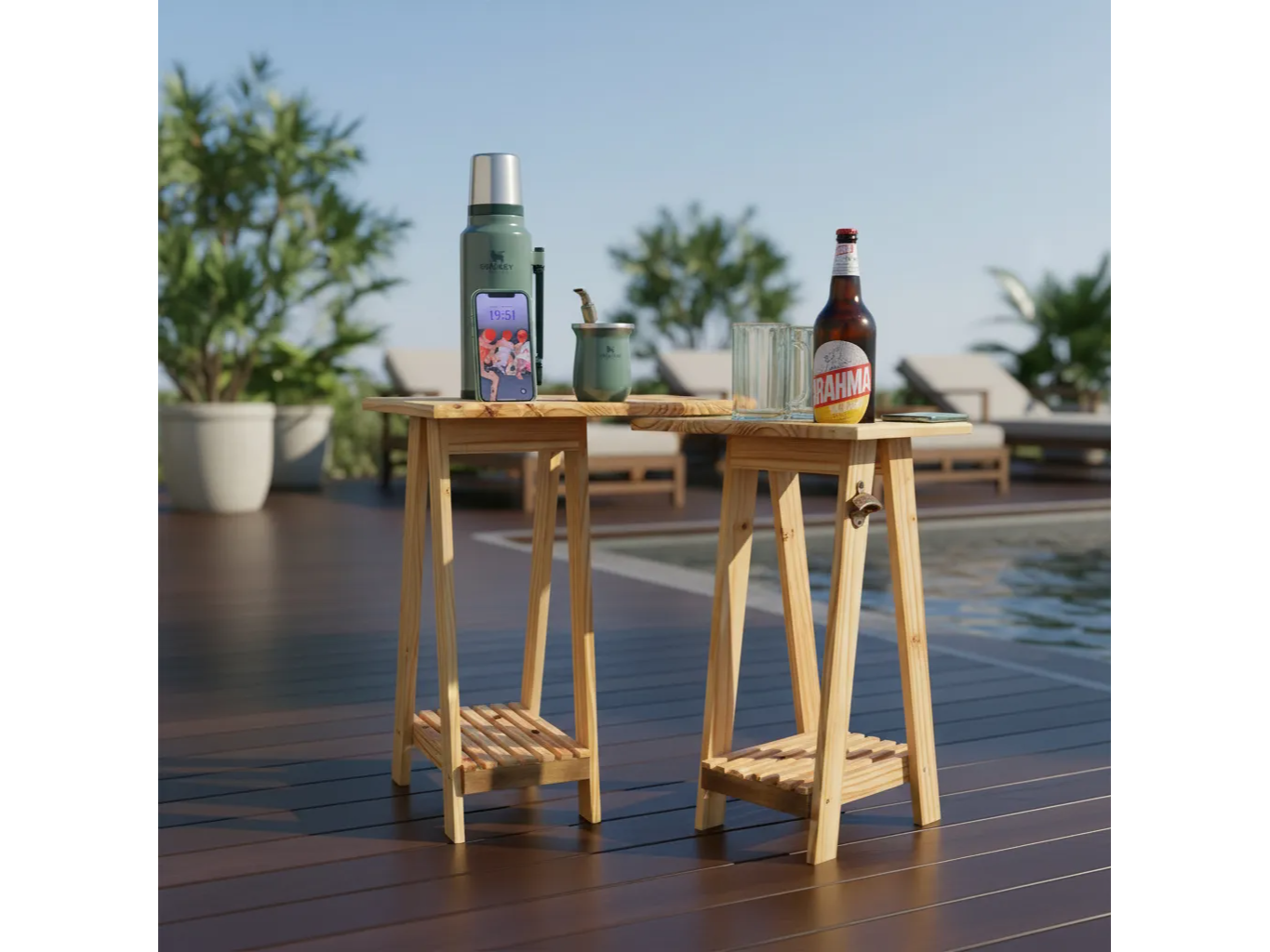 Mesa Matera / Cervecera Con Destapador