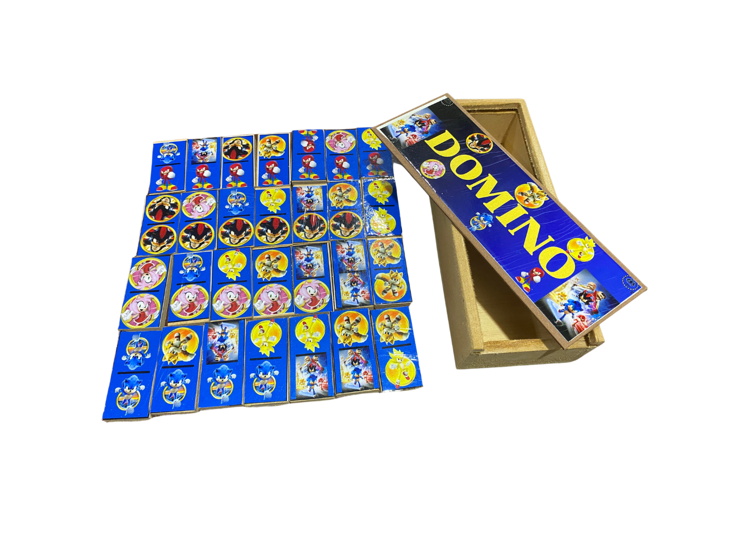 Combo x15unidades Domino De Madera Personalizado