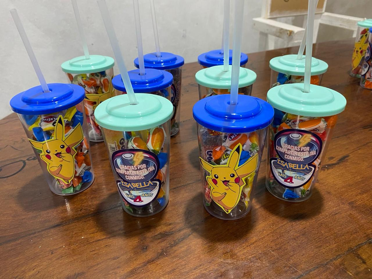 Vaso Tipo Cristal 275cc Personalizados Ideal Souvenir Combo X10