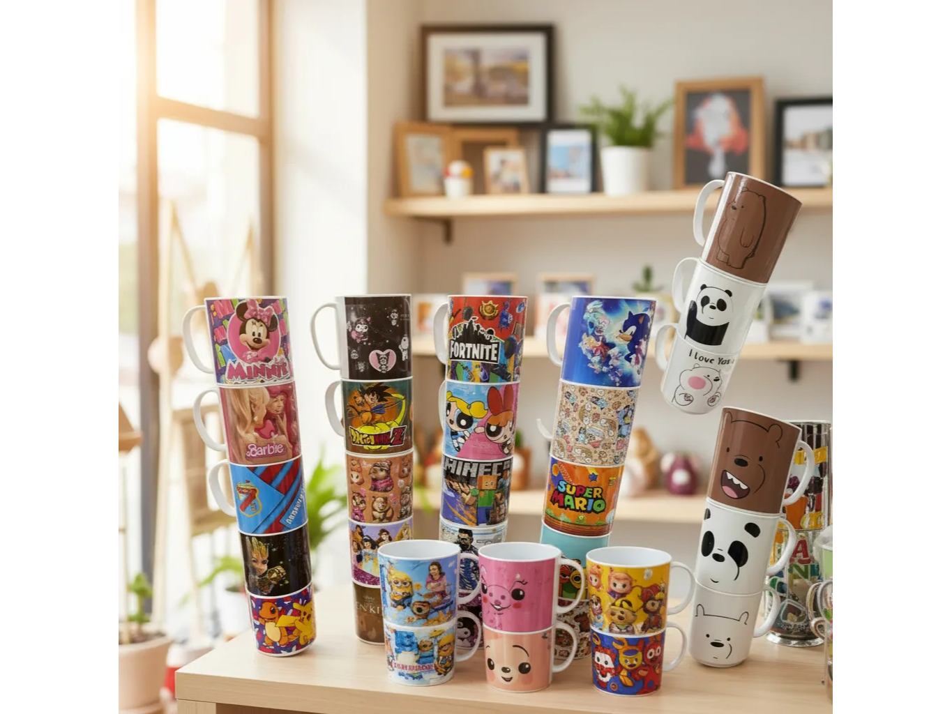 Tazas de plastico Personalizadas Combo