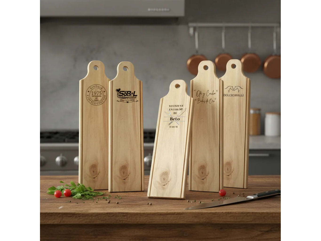 Tabla Con Mango Personalizada Combo 10 unidades