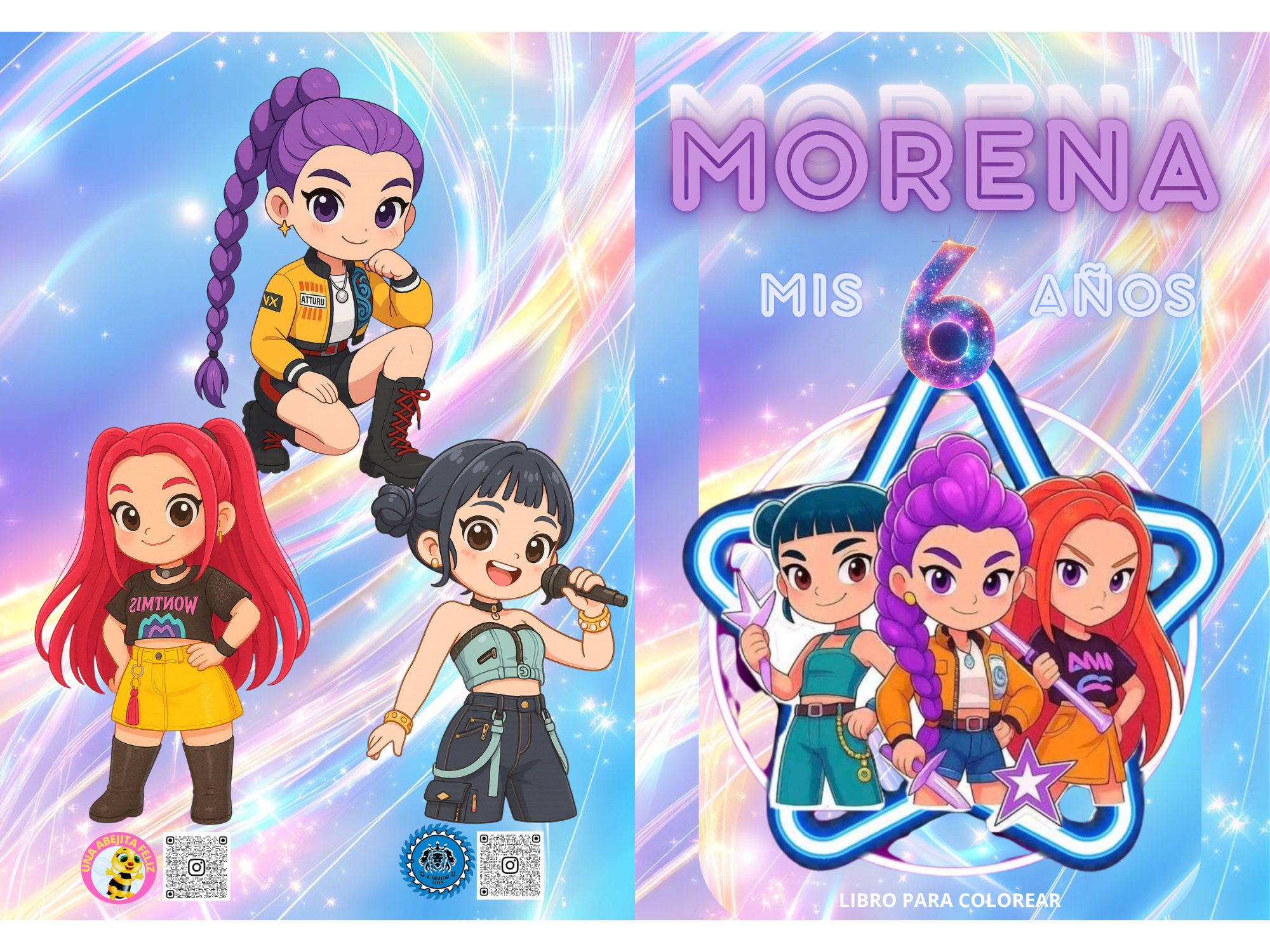 Libro para colorear x 5u