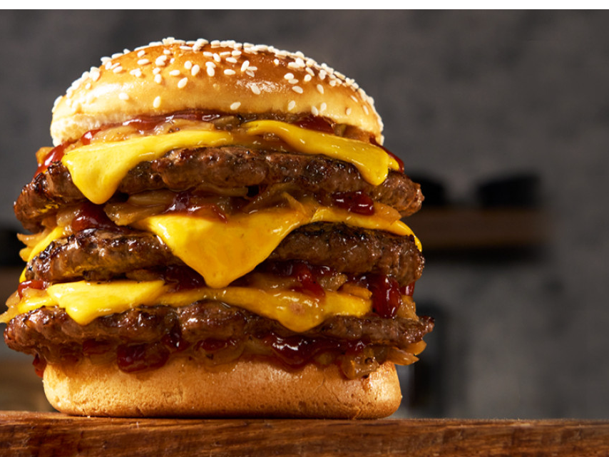Triple o nada con papas fritas