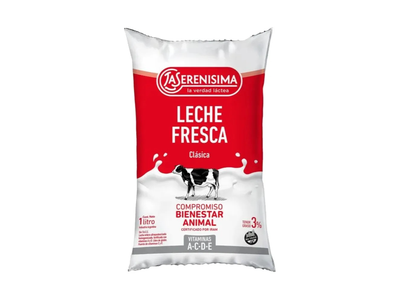 Leche La serenisima Sachet 3%