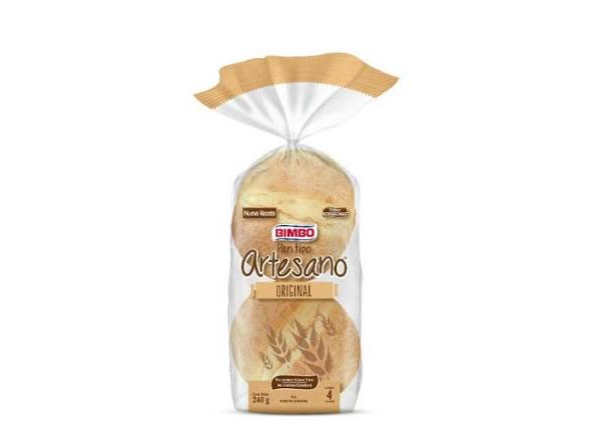 Pan Hamburguesas artesano Bimbo